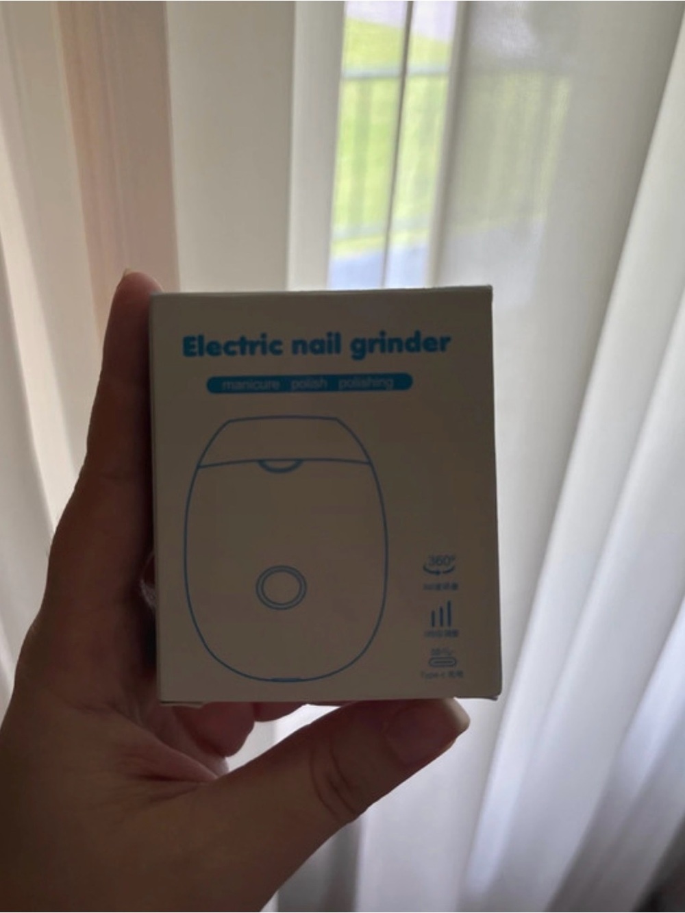 Electric Nail Grinder - White